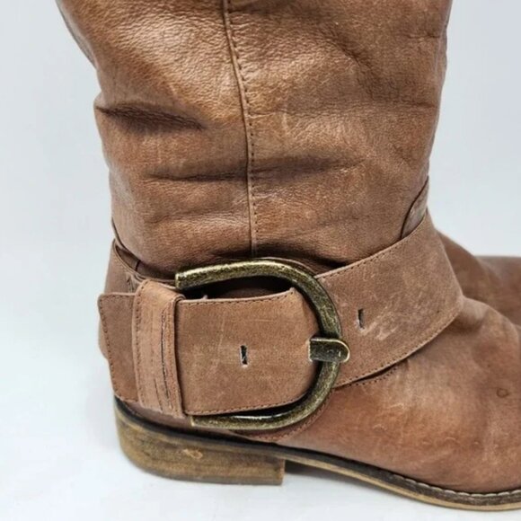 Steve Madden Knee High Harness Boots Sz 7 - Picture 6 of 7